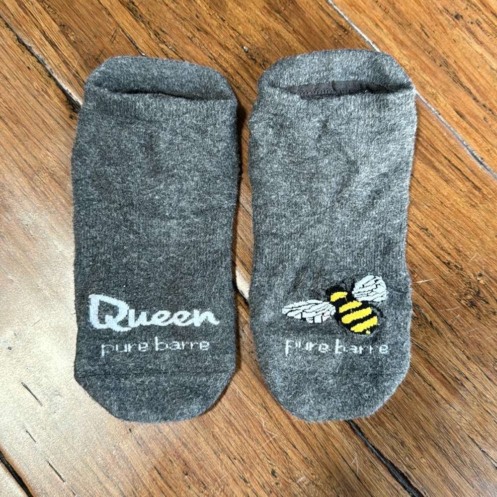 Pure Barre Queen Bee Sticky Socks